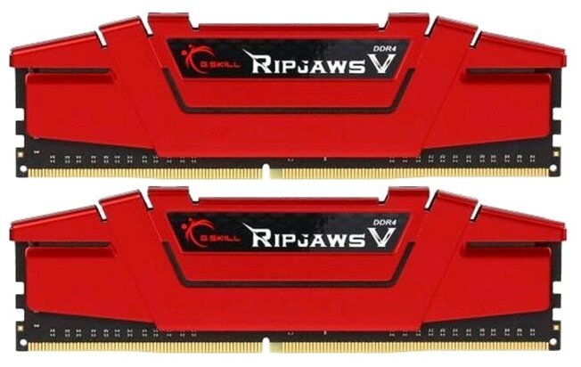 Оперативная память 32Gb G.Skill Ripjaws V Red F4-3600C19D-32GVRB, DDR IV, PC-28800, 3600MHz, kit 2x16Gb