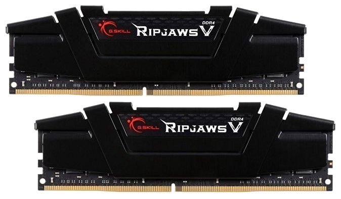 Оперативная память 32Gb G.Skill Ripjaws V Black F4-3600C16D-32GVKC, DDR IV, PC-28800, 3600MHz, kit 2x16Gb