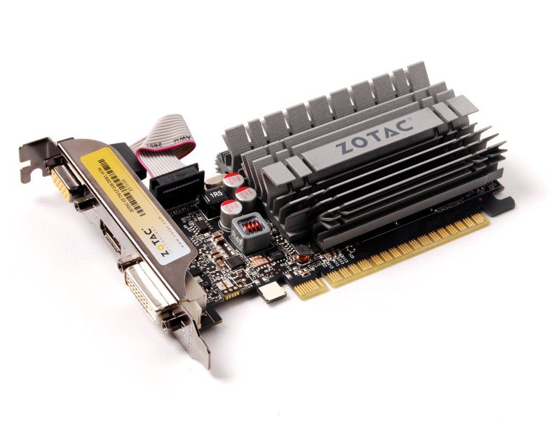 Видеокарта GeForce GT 730, 4Gb GDDR3 64bit, Zotac ZT-71115-20L, RTL