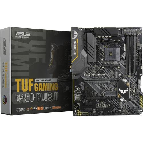 Материнская плата Asus TUF GAMING B450-PLUS II, AM4, (HDMI, DP), 4xDDR IV, ATX