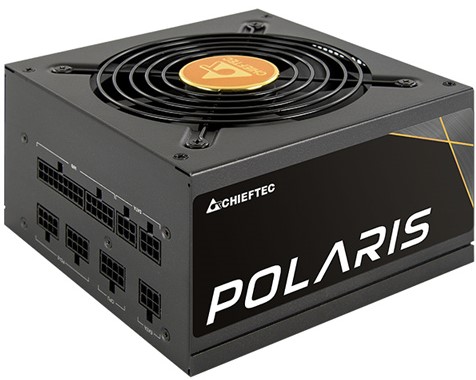 Блок питания 550Вт, Chieftec Polaris PPS-550FC, 80 Plus Gold, APFC, ATX