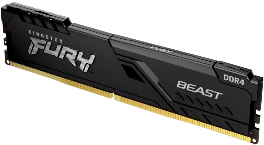 Оперативная память 32Gb Kingston FURY Beast Black KF432C16BB/32, DDR IV, PC-25600, 3200MHz