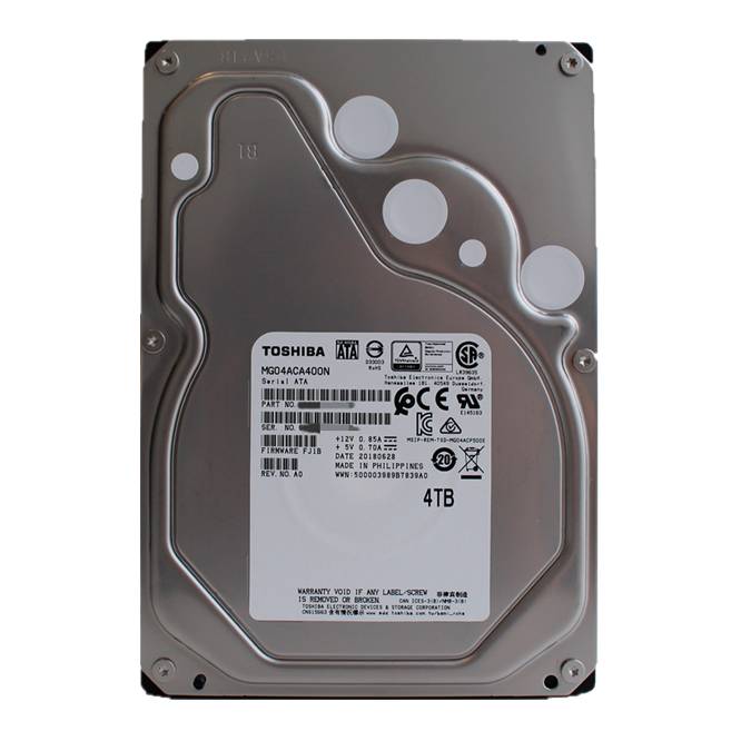 4Tb Toshiba Enterprise (MG04ACA400N), 7200rpm, SATA III, 256Mb