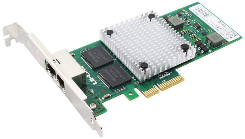 Сетевая карта Lr-Link LREC9712HT, 2xLAN 1Gbps, PCI-Ex4