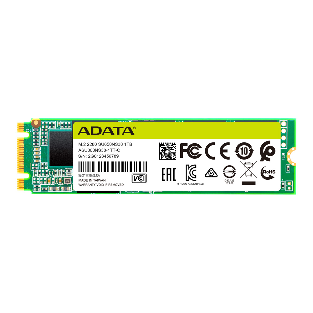 1Tb SSD AData Ultimate SU650 ASU650NS38-1TT-C, (550/510), SATA M.2