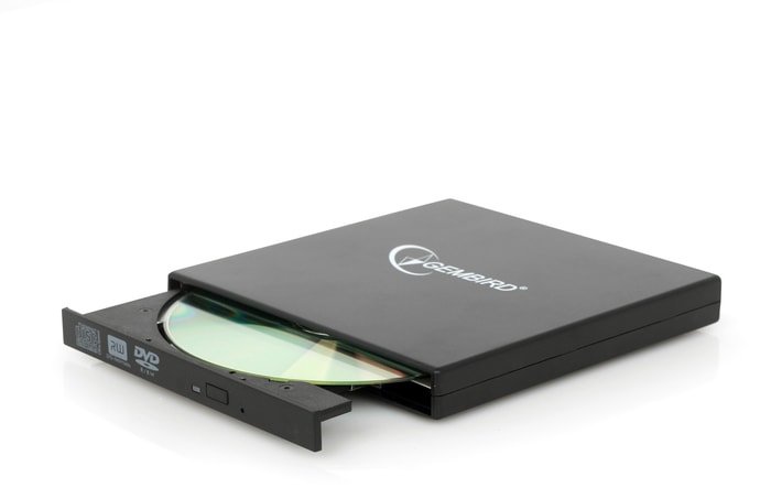 DVDRW Gembird DVD-USB-02, внешний, USB, черный