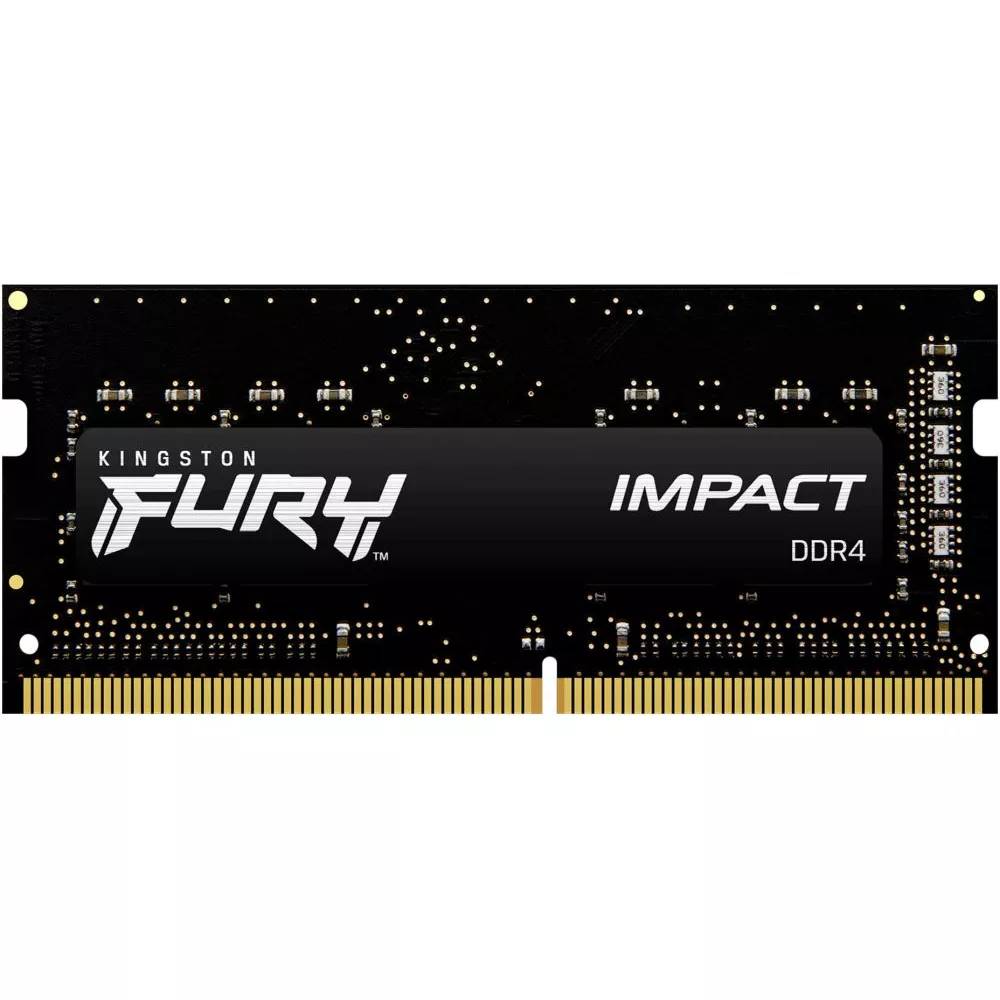 Оперативная память для ноутбука 16Gb Kingston FURY Impact KF432S20IB/16, SODIMM DDR IV, PC-25600, 3200MHz