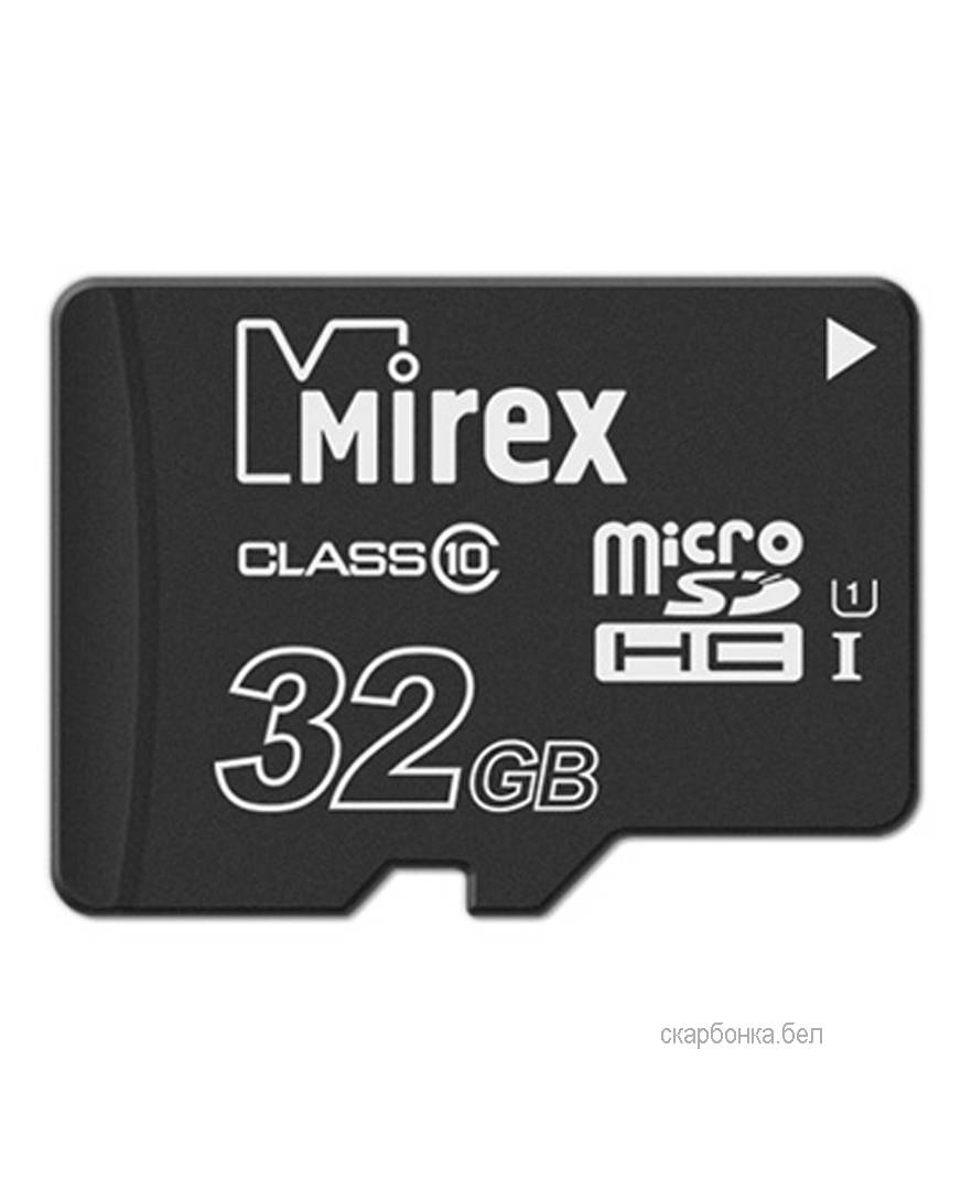 Карта памяти 32Gb Mirex 13612-MCSUHS32, SD Micro, SDHC Class 10, UHS-I
