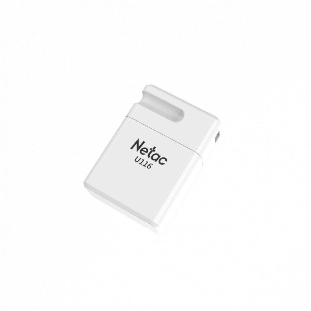 64Gb Netac U116 NT03U116N-064G-20WH, USB2.0, White