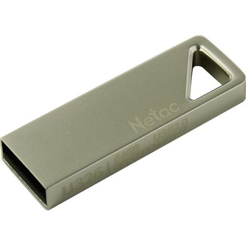 64Gb Netac U326 NT03U326N-064G-20PN, USB2.0, Silver