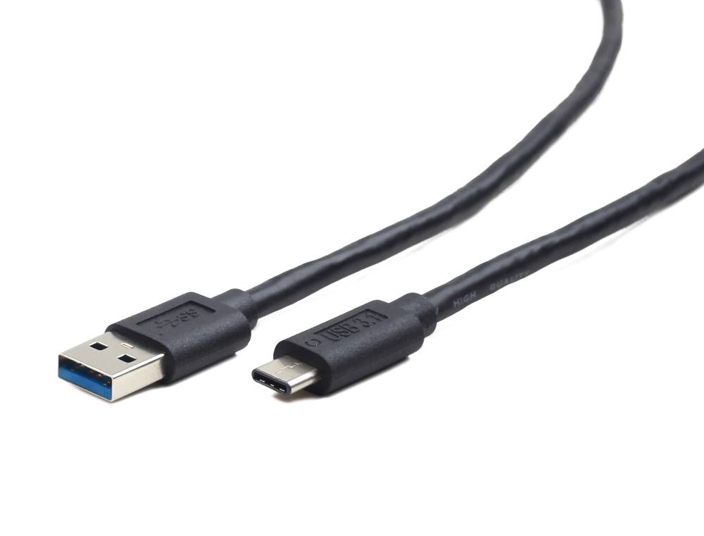 Кабель USB3.0 (M) - USB3.0 Type-C (M), 0.5м, Gembird/Cablexpert CCP-USB3-AMCM-0.5M, черный