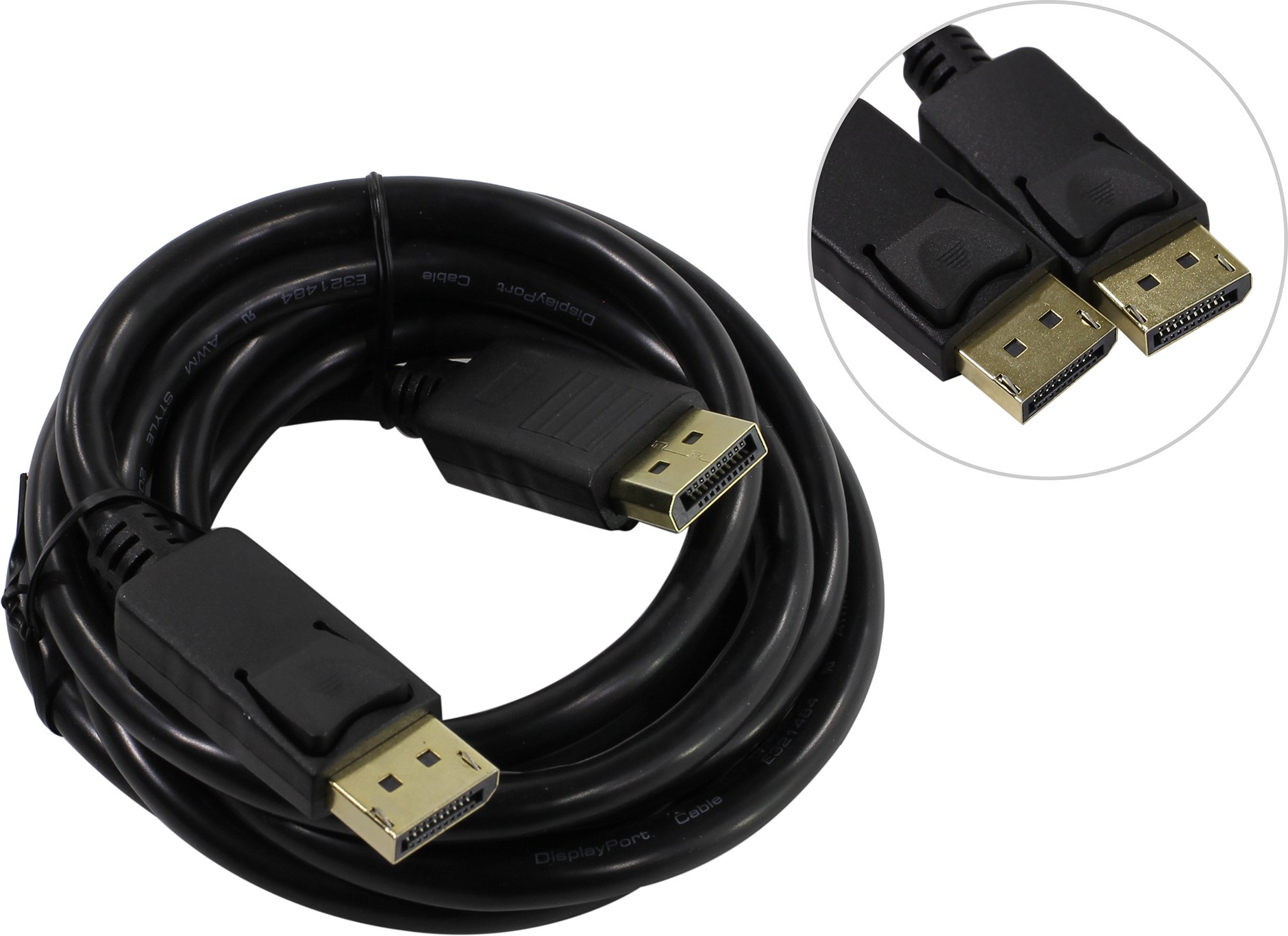 Кабель DP (20M) - DP (20M), 2м, Gembird/Cablexpert CC-DP3-2M