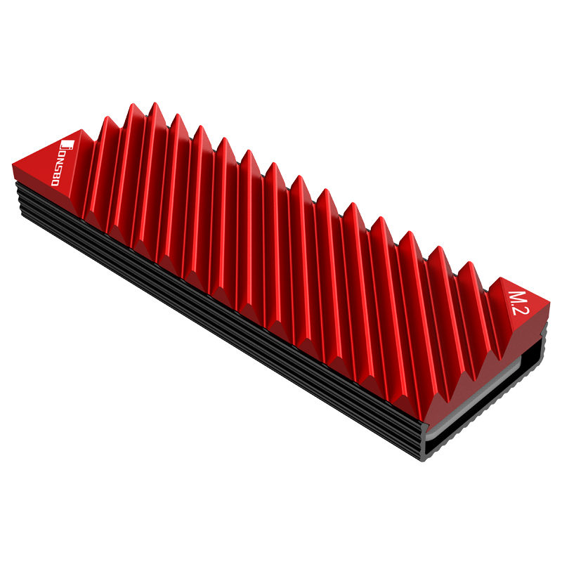 Радиатор для SSD M.2 2280 Jonsbo M.2-3 Red