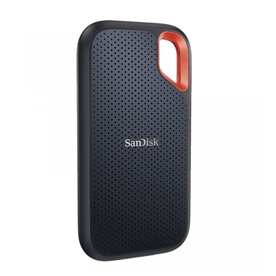 Внешний SSD 2Tb SanDisk Extreme Portable V2 SDSSDE61-2T00-G25, USB Type-C, черный/оранжевый