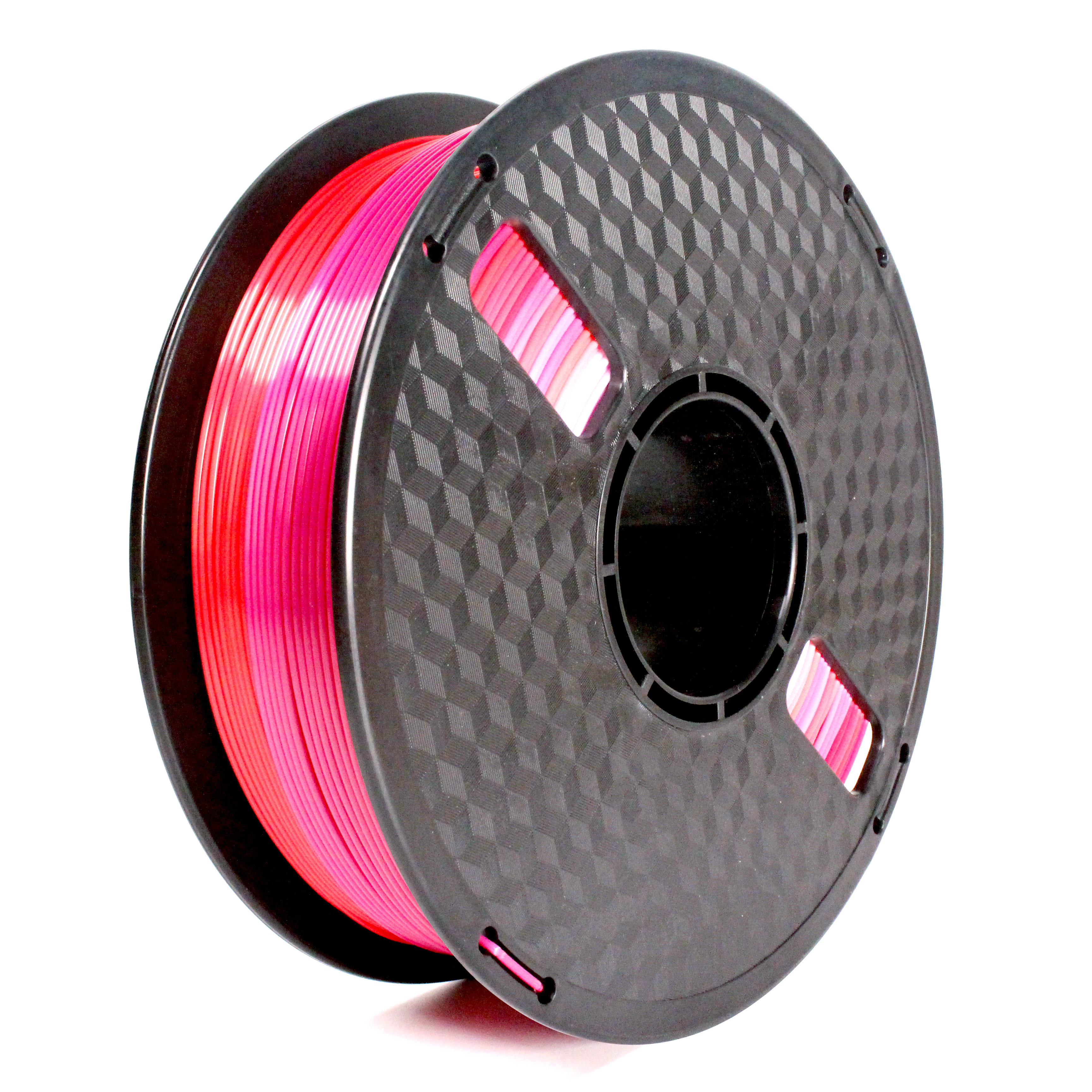 Филамент Gembird 3DP-PLA-SK-01-RP, 1.75 мм, 1 кг, красный/фиолетовый