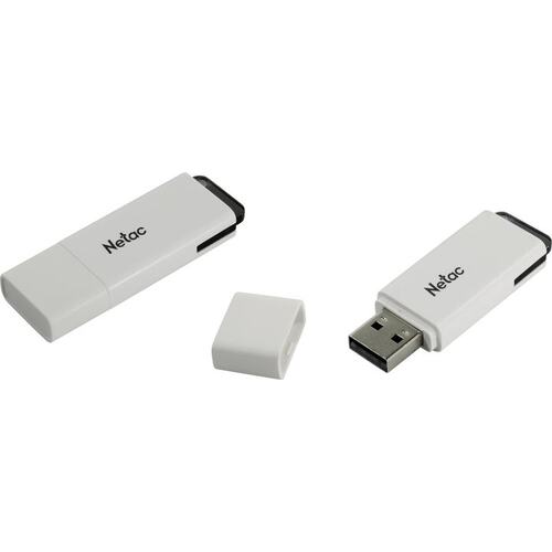 8Gb Netac U185 NT03U185N-008G-20WH, USB2.0, White