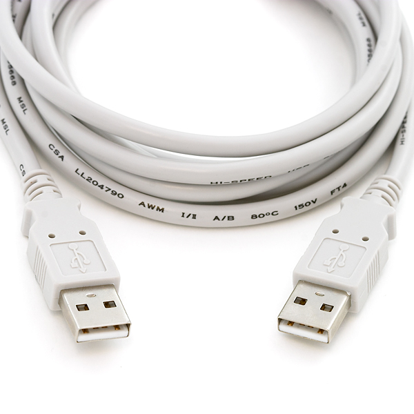 Кабель USB2.0 (M) - USB2.0 (M), 1м, 5bites UC5009-010C, серый
