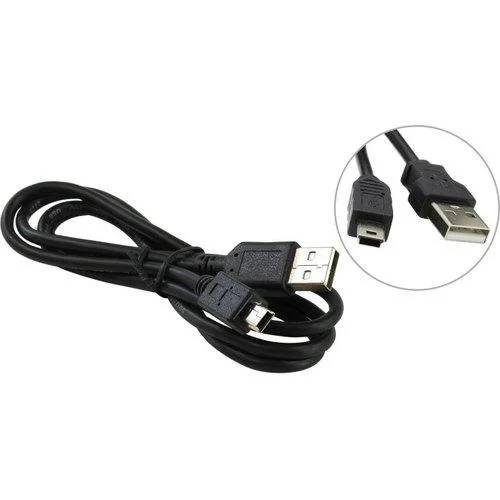 Кабель USB2.0 (M) - miniUSB2.0 (M), 1м, 5bites UC5007-010C, черный