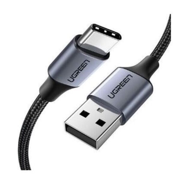 Кабель USB2.0 (M) - USB2.0 Type-C (M), 2м, Ugreen US288 60128, Black