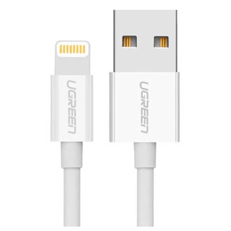 Кабель Lightning (M) - USB2.0 (M), 2м, Ugreen US155 20730, White