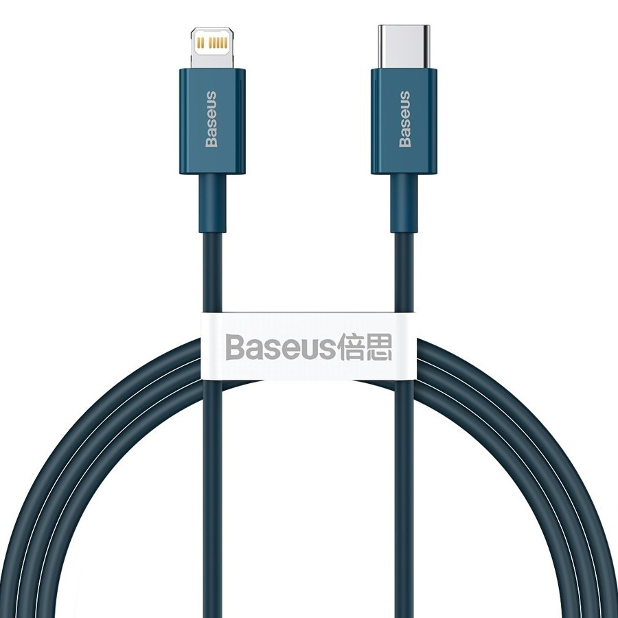 Кабель Lightning (M) - USB2.0 Type-C (M), 2м, Baseus CATLYS-C03, Blue