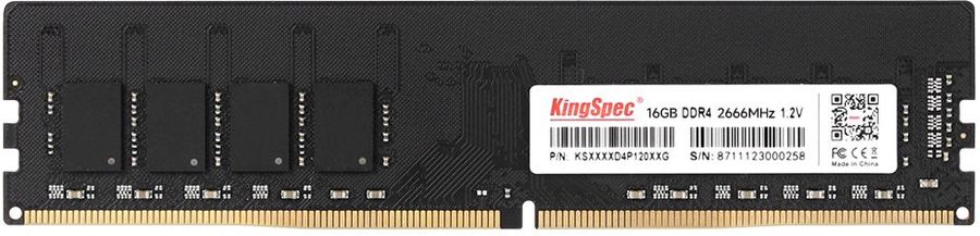 Оперативная память 16Gb KingSpec KS2666D4P12016G, DDR IV, PC-21300, 2666MHz