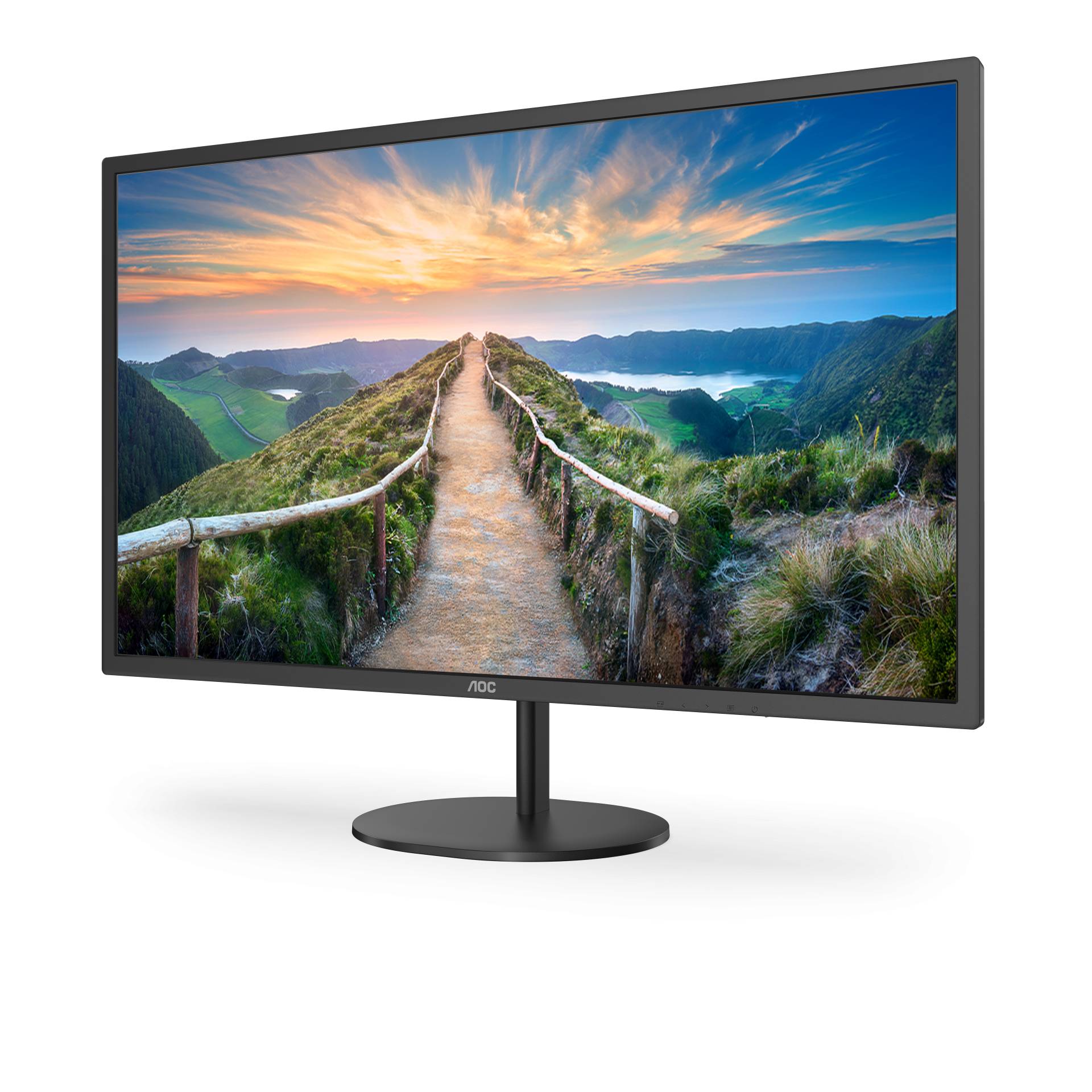 Монитор 32" AOC Q32V4, 2560x1440, IPS, 75Hz, Speakers (HDMI, DP)