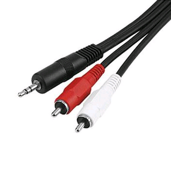 Кабель Jack3.5 (M) - 2xRCA (M) 5bites AC35J2R-030M, 3м