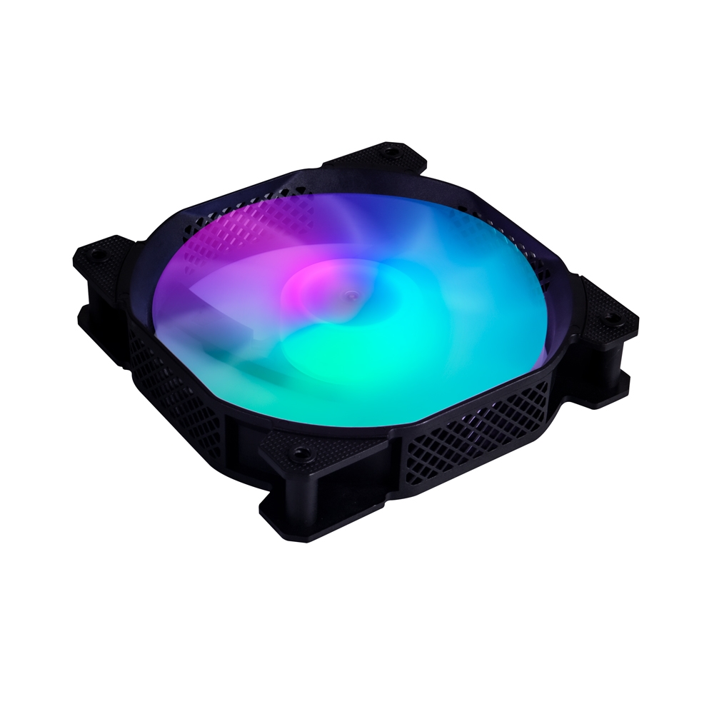 Вентилятор 14x14см 1stPlayer F2 Plus Black (F2-PLUS-BK), OEM