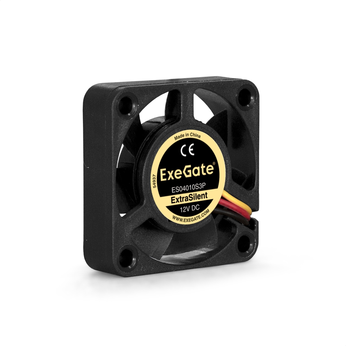Вентилятор 4x4см ExeGate ExtraSilent ES04010S3P EX283364RUS