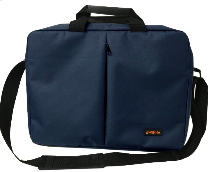 Сумка ExeGate Office F1590 Dark-Blue EX264613RUS, 15.6"