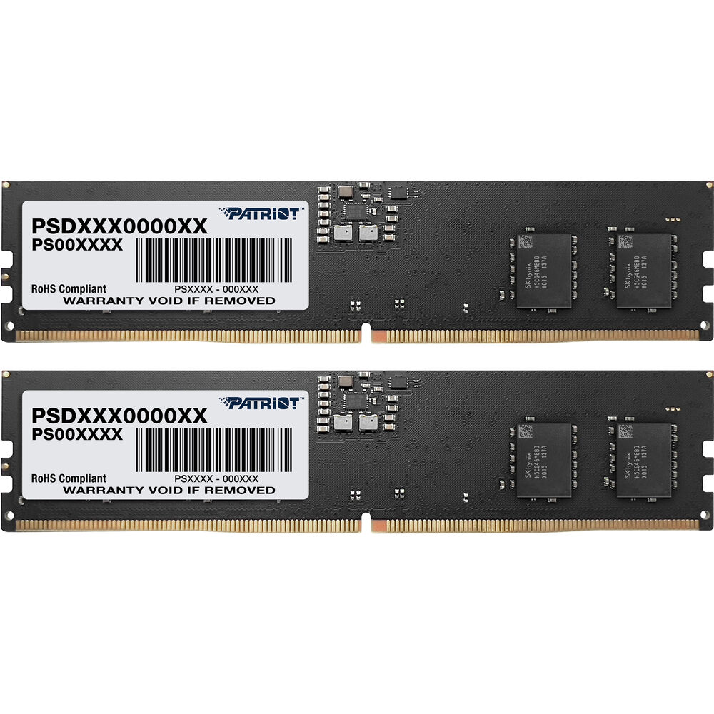 Оперативная память 32Gb Patriot Signature PSD532G5600K, DDR V, PC-44800, 5600MHz, kit 2x16Gb