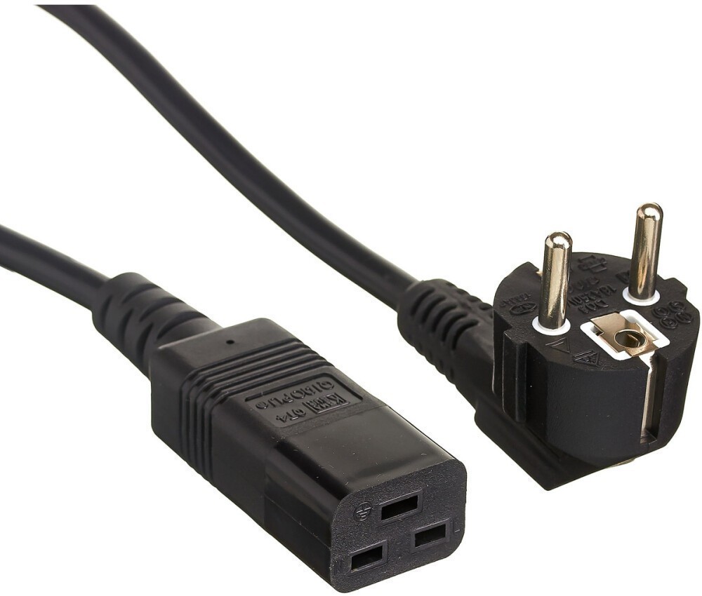 Кабель IEC С19 - Schuko, 10м, ExeGate Power PC19-10P VDE-250V-3*1.5mm2 EP280672RUS