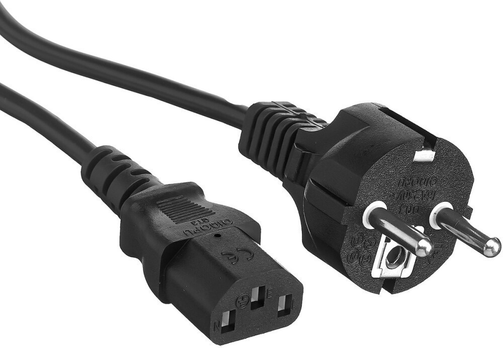 Кабель компьютер - сеть 220V, 1.8м, ExeGate Special PC-1,8S 3*0.5mm2 ES280993RUS