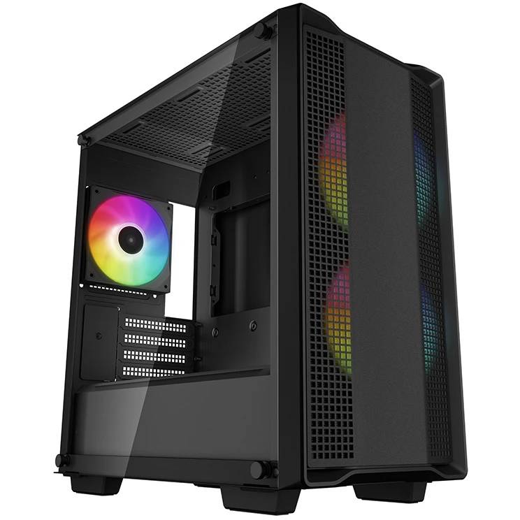 Корпус DeepCool CC360 ARGB Black R-CC360-BKAPM3-G-1, без БП, mATX