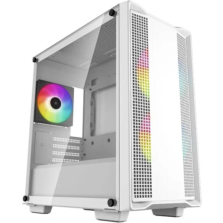 Корпус DeepCool CC360 WH ARGB White R-CC360-WHAPM3-G-1, без БП, mATX