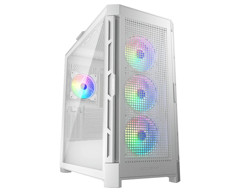 Корпус Cougar Airface Pro RGB White CGR-5AD1W-AIR-RGB (385AD10.0004), без БП, E-ATX