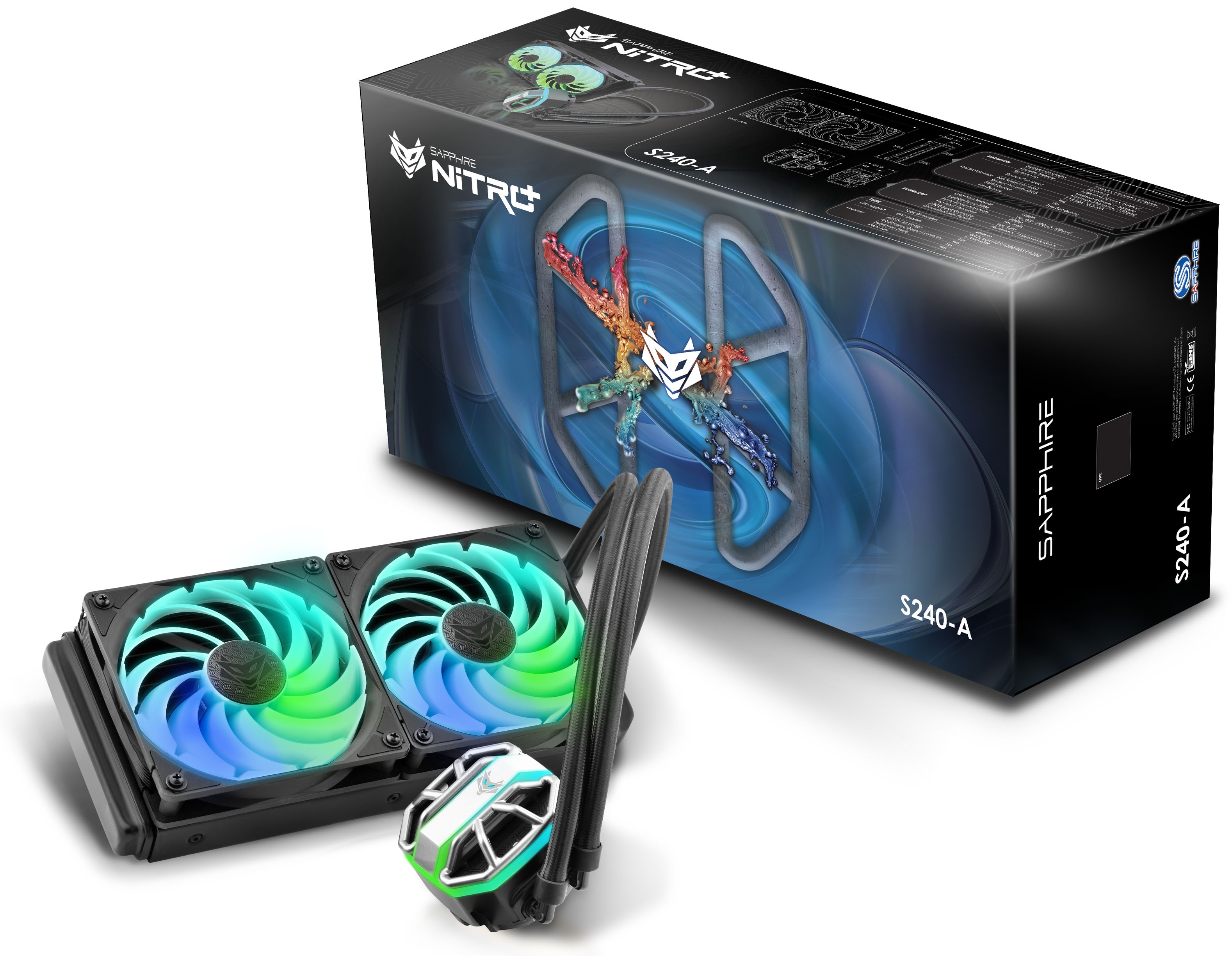 Жидкостное охлаждение Sapphire Nitro+ S240-A AIO (4N005-01-20G) (LGA1700 Ready)