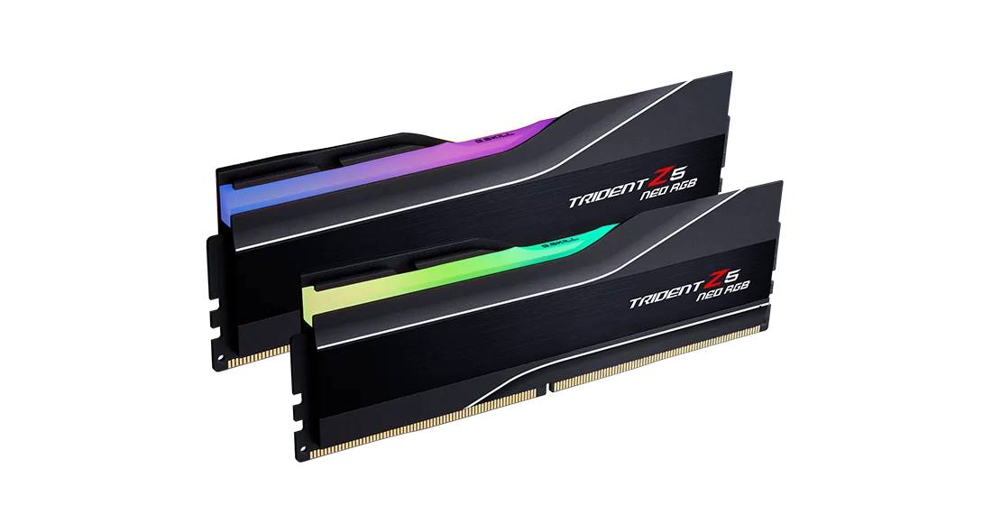 Оперативная память 32Gb G.Skill Trident Z5 Neo RGB Black F5-6000J3238F16GX2-TZ5NR, DDR V, PC-48000, 6000MHz, kit 2x16Gb