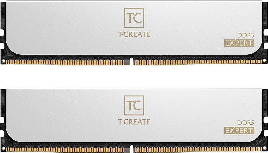 Оперативная память 32Gb Team T-Create Expert White CTCWD532G6000HC30DC01, DDR V, PC-48000, 6000MHz, kit 2x16Gb