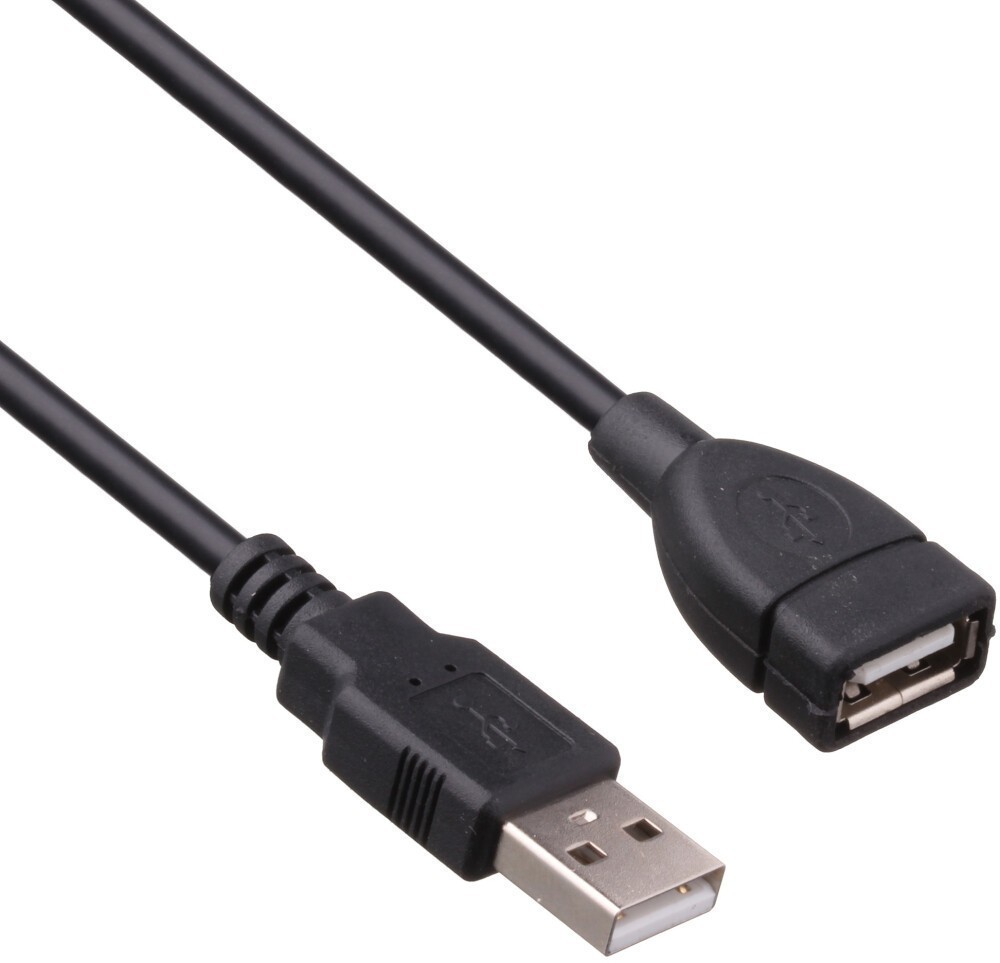 Кабель удлинитель USB2.0 (M) - USB2.0 (F), 5м, ExeGate EX-CCF-USB2-AMAF-5.0F EX294765RUS, черный