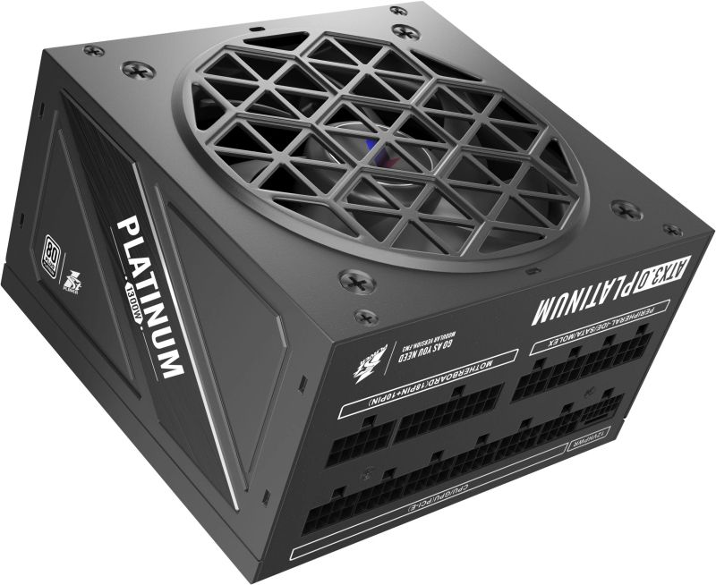 Блок питания 1000Вт, 1stPlayer NGDP Platinum black HA-1000BA3-BK, 80 Plus Platinum, APFC, ATX