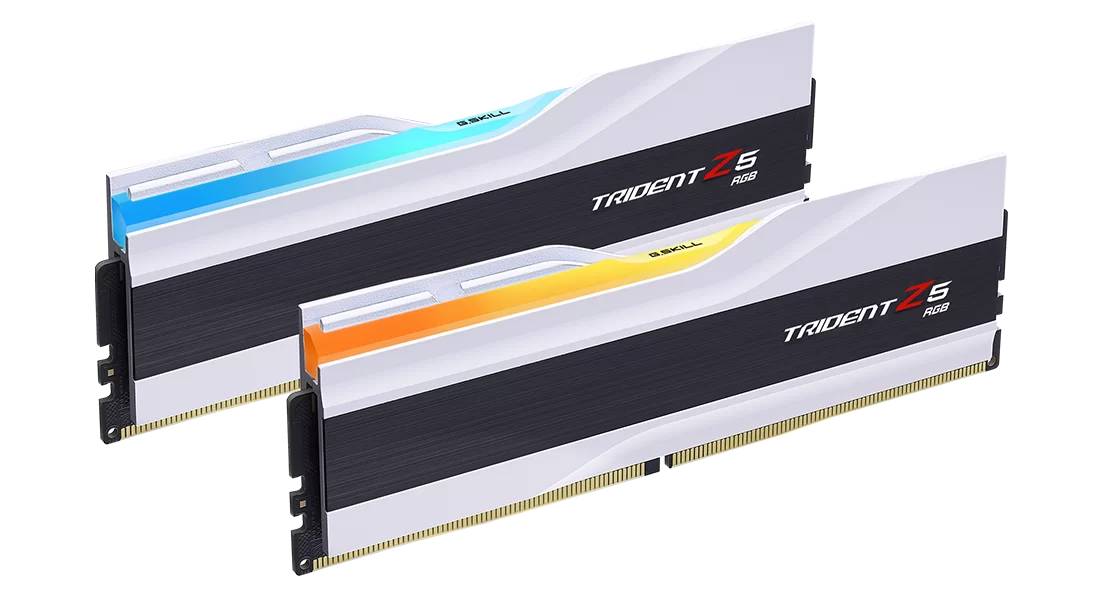 Оперативная память 64Gb G.Skill Trident Z5 RGB White F5-6400J3239G32GX2-TZ5RW, DDR V, PC-51200, 6400MHz, kit 2x32Gb