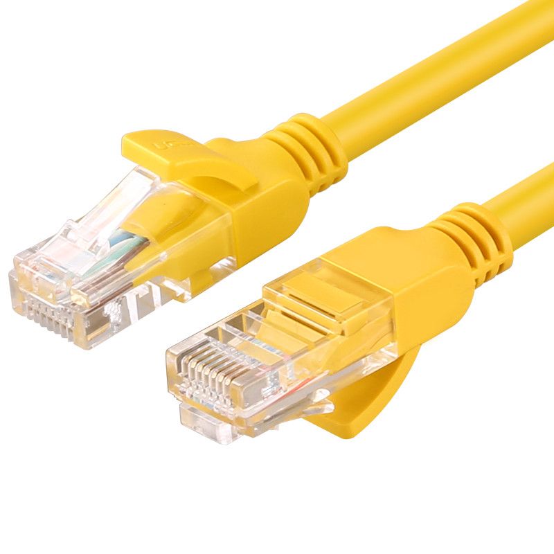 Патч-корд 10м, UTP cat.5e, Ugreen NW103 30642, желтый