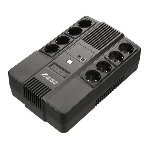 ИБП PowerMan Brick 650 PLUS, 650VA (4 + 4 Schuko)