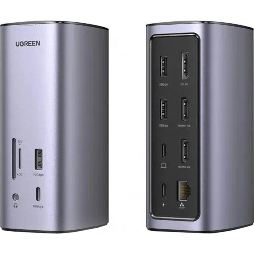 Док-станция Ugreen CM555 90325, Space Gray