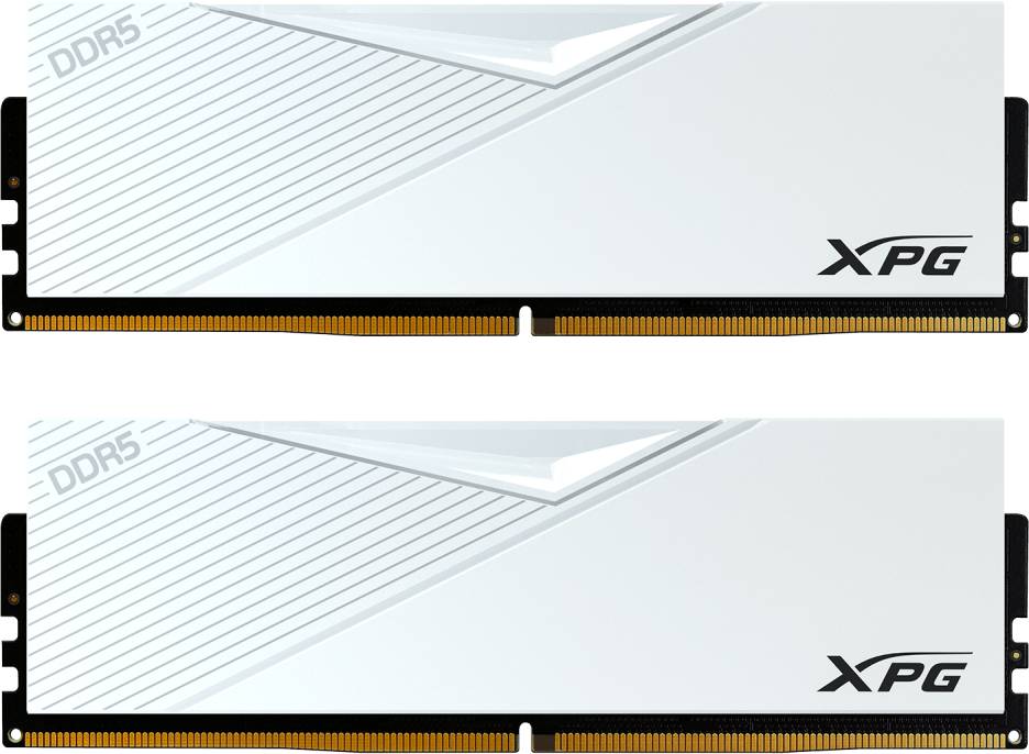 Оперативная память 64Gb AData XPG Lancer White AX5U6400C3232G-DCLAWH, DDR V, PC-51200, 6400MHz, kit 2x32Gb