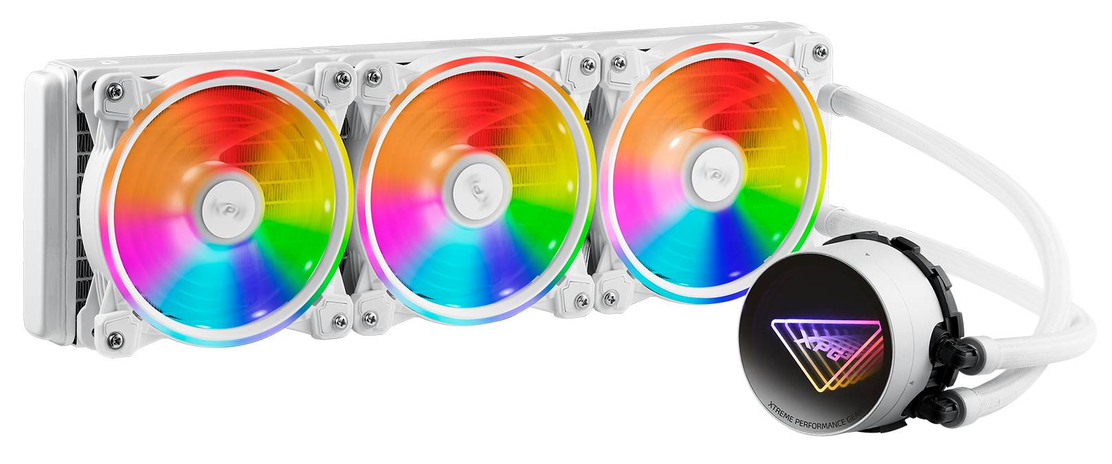 Жидкостное охлаждение XPG Levante X 360, белый LEVANTEX360-WHCWW (LGA1700 Ready)