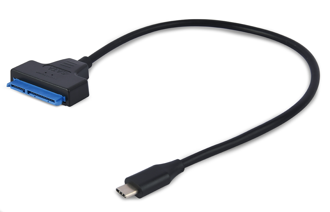 Адаптер USB3.2 Type-C - SATA Gembird/Cablexpert AUS3-03, 0.2м, черный