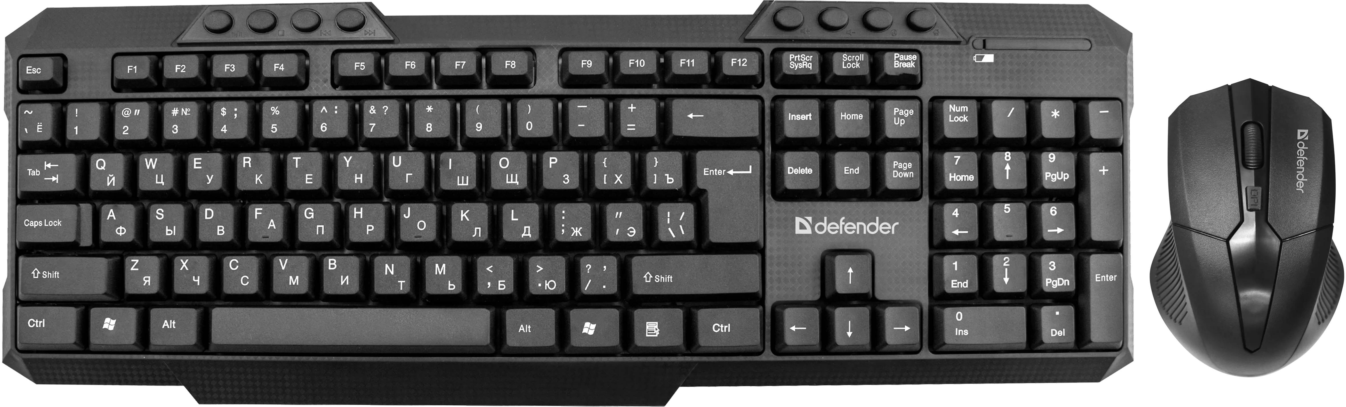 Набор Defender Jakarta C-805, USB, черный 45804